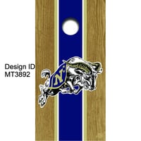 Image 1 of Brackish Wooder Cornhole Boards - Naval Academy - Billy the Goat - MT3892