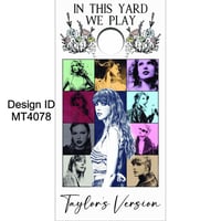Image 1 of Brackish Wooder Cornhole Boards - Taylor's Version - MT4078