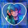 DRAMAtical Murder Heart Badges