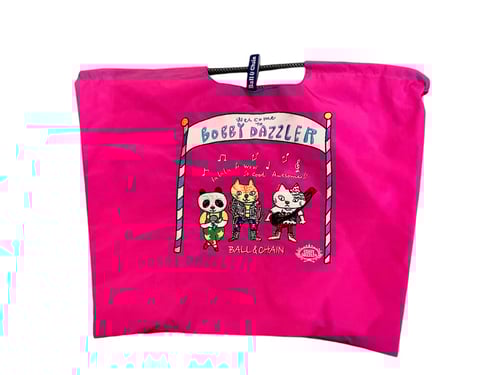 Image of Ball and chain /Bobby dazzler bag. Pink in medium and large