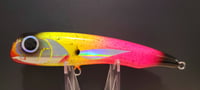 Image 1 of 40g  Black Tips Yellowish Pink Diving Popper 