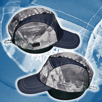 Image 2 of Navy/Silver THE NORTH FACE 5 Panel hat (2/2)