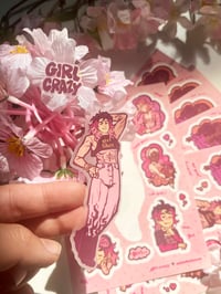 Image 3 of SALE - Girl Crazy -  OC Sticker Sheet