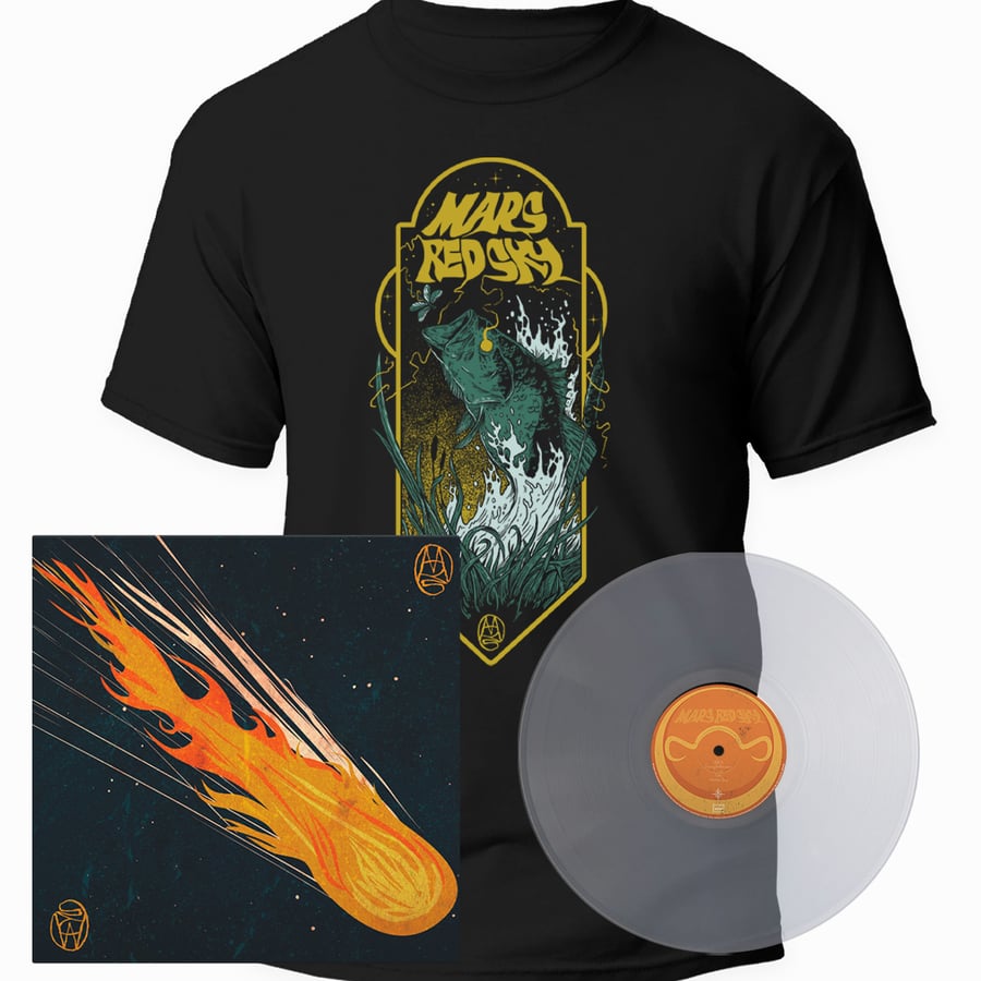 Image of MARS RED SKY BUNDLE debut LP + Fish T-Shirt