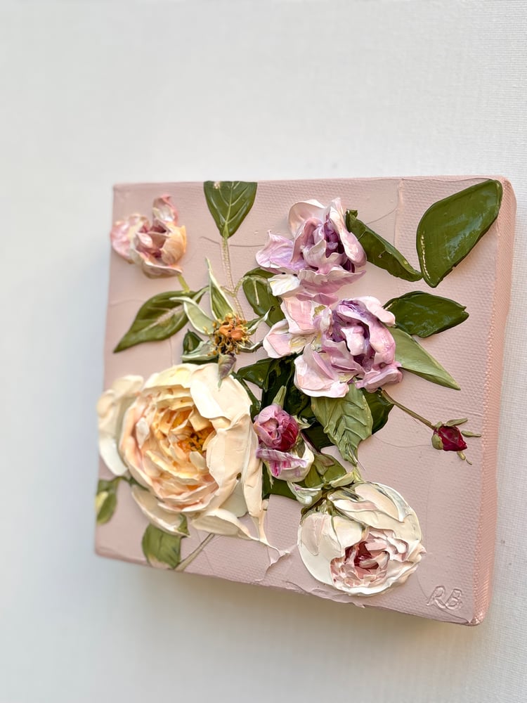 Image of Last Roses On Pink