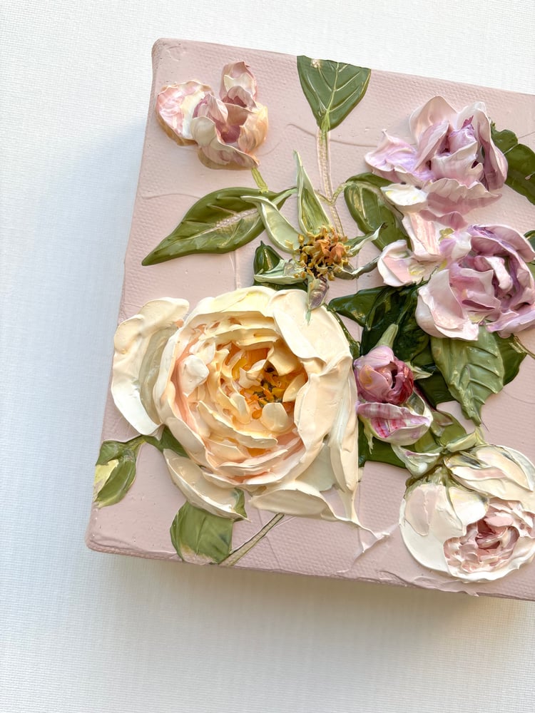 Image of Last Roses On Pink