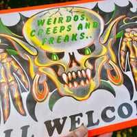 Image 2 of TAPED FREAKS SIGN