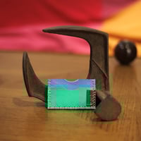 Image 1 of Tarjetero verde/azul/naranja