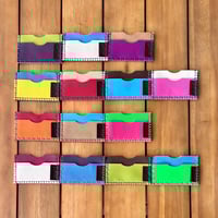 Image 6 of Tarjetero verde/azul/naranja