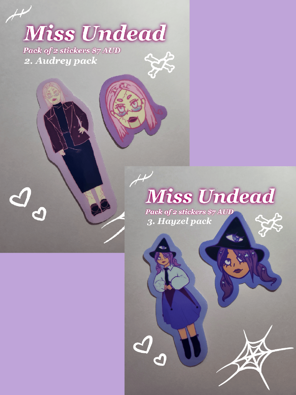 Image of Miss Undead Character Packs 🕷