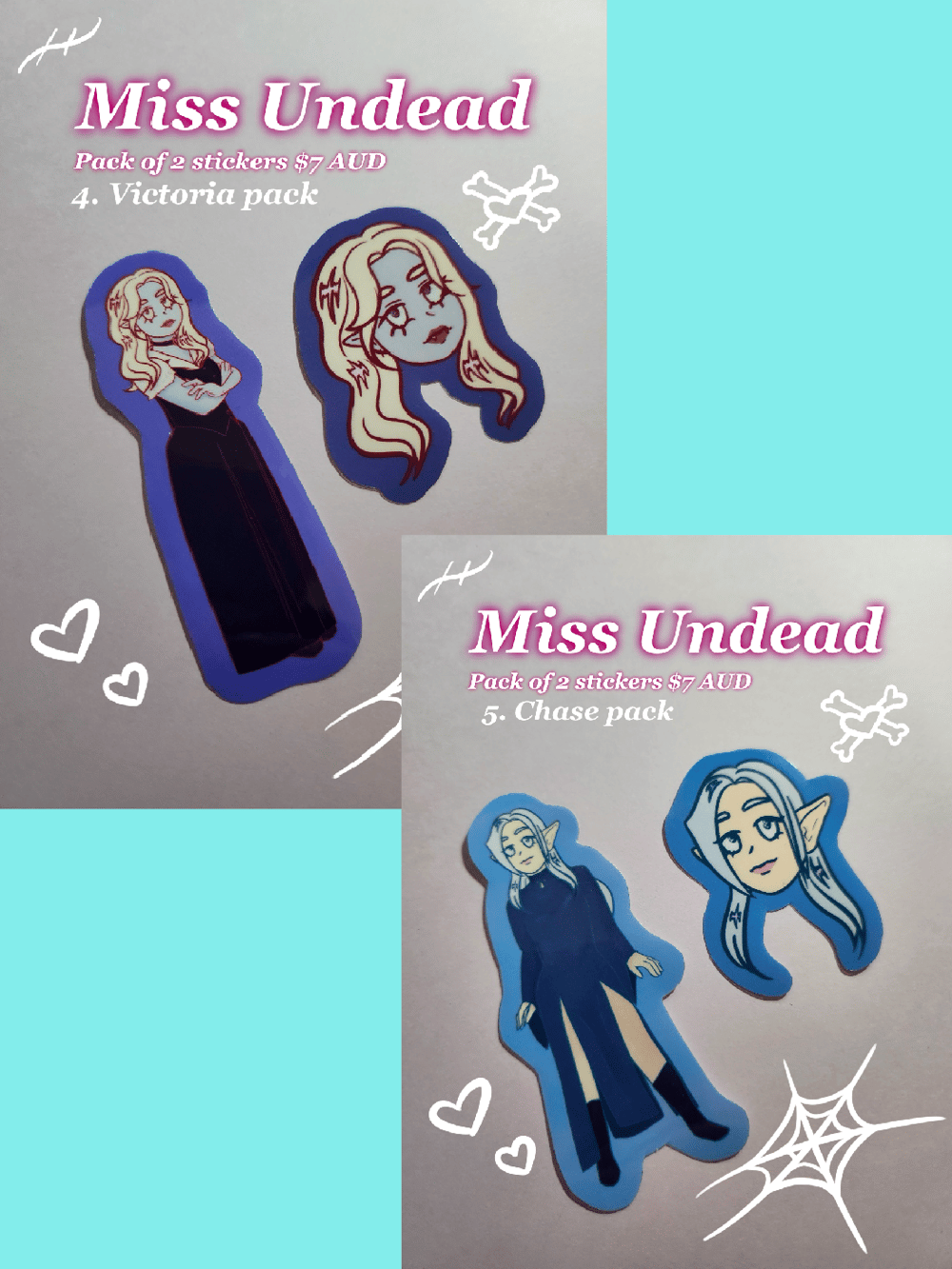 Image of Miss Undead Character Packs 🕷