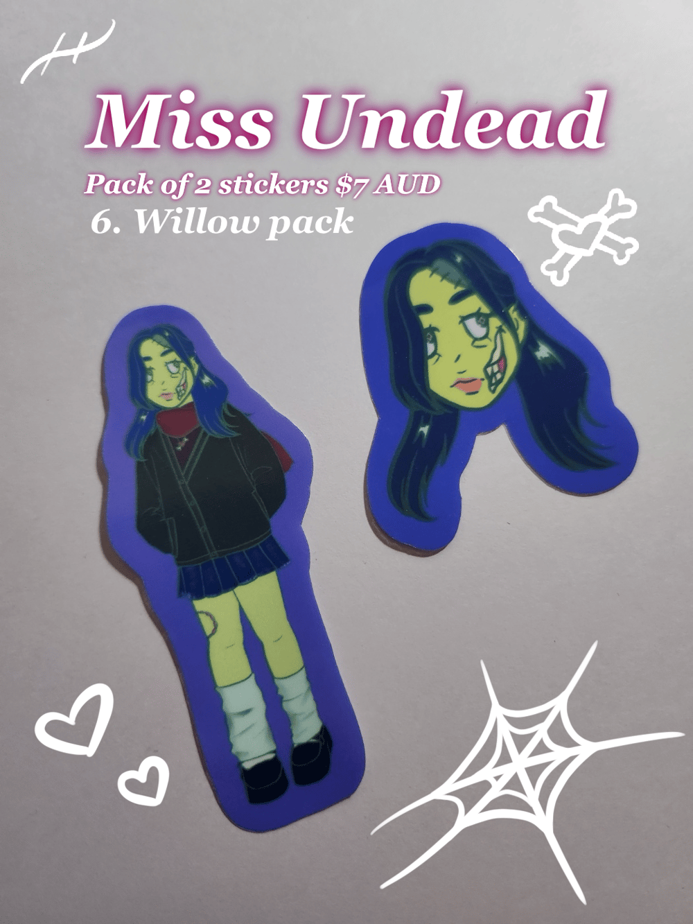 Image of Miss Undead Character Packs 🕷