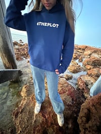 Image 2 of Navy blue hoodie