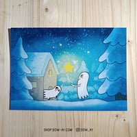 Image 1 of Winter with Tomy and Ghosty - A6