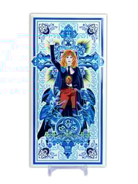 Image 1 of  AZULEJO - MYLENE FARMER "CROIX EX-VOTO" - (BLEU)