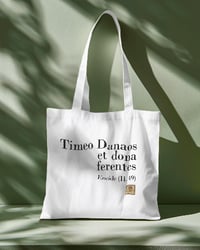 Image 1 of Tote Bag Canvas - Timeo Danaos ... (EBZ037)