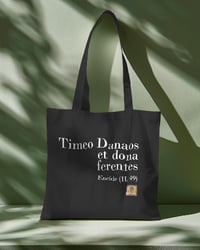 Image 2 of Tote Bag Canvas - Timeo Danaos ... (EBZ037)
