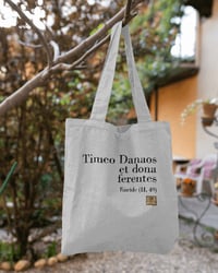 Image 2 of Shopping Bag Canvas - Timeo Danaos ... (EBZ037)