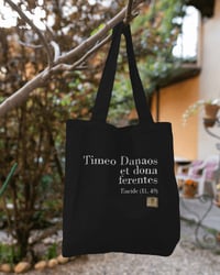 Image 1 of Shopping Bag Canvas - Timeo Danaos ... (EBZ037)