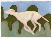 Image 1 of Running dog | Original Painting