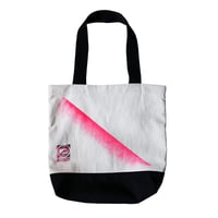 Image 1 of Canvas Tote pink shopper