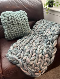 Image 2 of Giant Arm Knitted Bed Runner