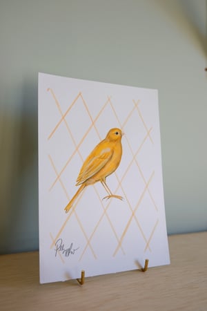 Image of Original Painting - Canary Bird