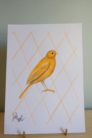 Image of Original Painting - Canary Bird