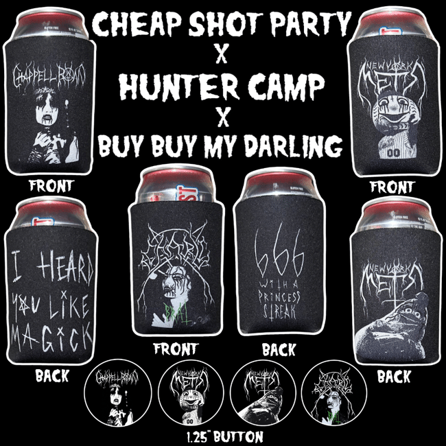 CSP X HC X BBMD Koozies & Buttons 