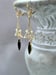 Image of Gold and Black Art Deco - 1920s Art Deco Jewelry - Flapper Earrings - Great Gatsby Wedding - Vint...