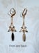 Image of Gold and Black Art Deco - 1920s Art Deco Jewelry - Flapper Earrings - Great Gatsby Wedding - Vint...