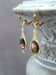 Image of Aurora Borealis Art Nouveau Earrings - Rococo Jewelry - Vintage Style Rainbow Earrings - Historic...