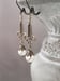 Image of Pearl Art Deco Earrings - Art Deco Jewelry - 1920s Wedding - Bridal Handmade Earrings - Edwardian...