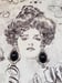 Image of Edwardian Drop Earrings - Edwardian Style Jewelry - Victorian Reproduction - Historical Jewelry -...