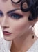 Image of Gold and Black Art Deco - 1920s Art Deco Jewelry - Flapper Earrings - Great Gatsby Wedding - Vint...