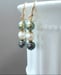 Image of Suffragette Pearl Earrings - Edwardian Drop Earrings - Historical Jewelry - Edwardian Style Jewel...