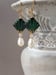 Image of Fan Earrings Art Deco - Reproduction Art Deco Jewelry - 1920s Earrings - Flapper Jewelry - 1920s ...