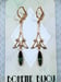 Image of Green and Gold Art Deco - 1920s Art Deco Jewelry - Flapper Earrings - Great Gatsby Wedding - Vint...