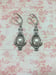Image of Silver and Pearl Edwardian Earrings - Edwardian Style Jewelry - Art Nouveau Style Drop Earrings -...