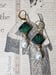 Image of Fan Earrings Art Deco - Reproduction Art Deco Jewelry - 1920s Earrings - Flapper Jewelry - 1920s ...