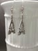 Image of Silver Art Deco Earrings - Art Deco Jewelry - Art Nouveau Earrings - Reproduction Jewelry - Belle...