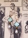 Image of Olivine and Pearl Fan Earrings - Green Art Deco Jewelry - 1920s Earrings - Great Gatsby Inspired-...