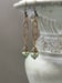 Image of Green Pearl Art Deco Earrings - 1920s Art Deco Jewelry - Art Deco Bridal Earrings - Flapper Jewel...