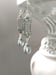 Image of Art Nouveau Gray Pearl Earrings - Art Nouveau Style Jewelry - Alfons Mucha - Gilded Age Earrings ...