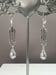 Image of Art Nouveau Gray Pearl Earrings - Art Nouveau Style Jewelry - Alfons Mucha - Gilded Age Earrings ...