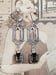 Image of Black Diamond Art Deco Earrings - Art Deco Jewelry - 1920s Wedding - Edwardian Reproduction Jewel...