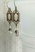 Image of Art Deco Crystal Earrings - 1920s Art Deco Jewelry - 1920s Earrings - Edwardian Style Jewelry - V...