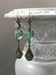 Image of Peridot Green Art Deco Earrings - Delicate Dangle Earrings - 1920s Art Deco Jewelry - Flapper Jew...