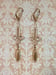 Image of Vintage Style Purple Art Deco Earrings - Art Deco Jewelry - 1920s Deco Earrings - 1920s Jewelry -...