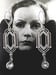 Image of Silver Crystal Flapper Earrings - 1920s Art Deco Jewelry - Great Gatsby Wedding - 1920s Earrings ...